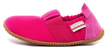 GIESSWEIN children's slippers Söll Slim-Fit - cotton slippers for girls & boys, non-slip kindergarten shoes with leather insole on sale